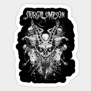 Dragon Skull Play Simpson Sticker